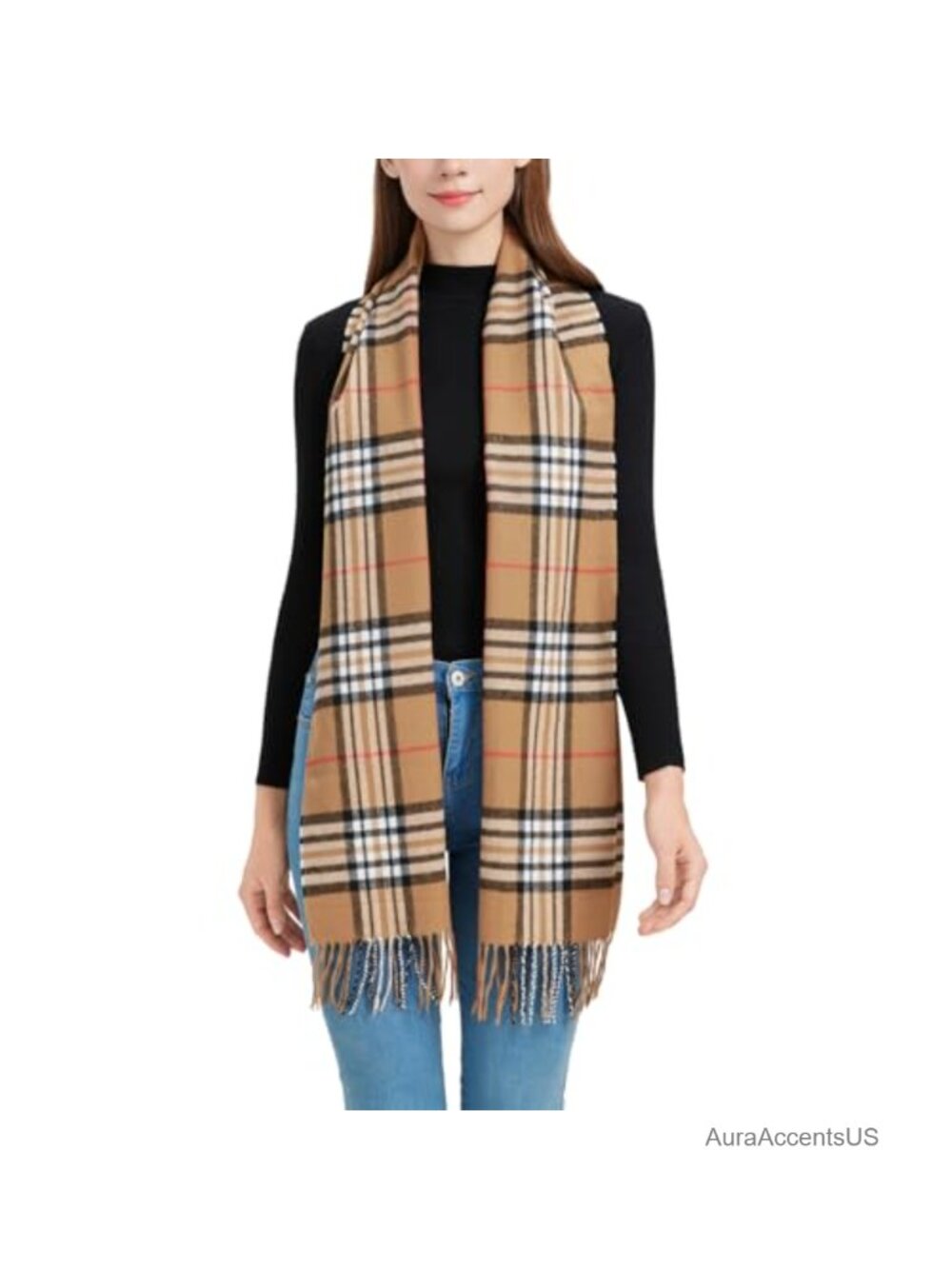 Classic Tartan Checkered Plaid Scarf Super Soft Lightweight Warm